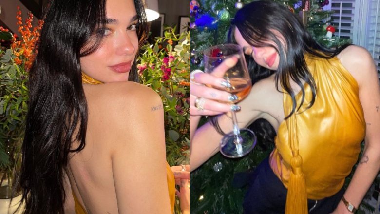 Dua Lipa kalon festën e Krishtlindjeve me shoqëri, pas ndarjes nga Anwar Hadid