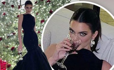 Kendall Jenner shfaqet ekstavagante dhe plot sharm nga festa e Krishtlindjeve