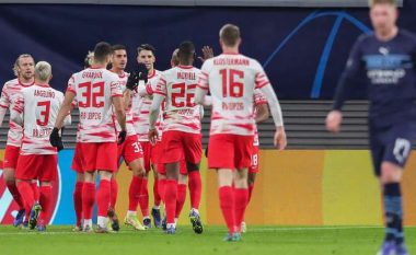 RB Leipzig mposht Manchester Cityn dhe siguron një vend në Ligën e Evropës