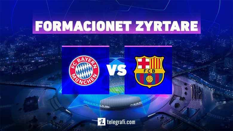 Formacionet zyrtare: Barcelona luan ndaj Bayernit në duelin vendimtar për kualifikim