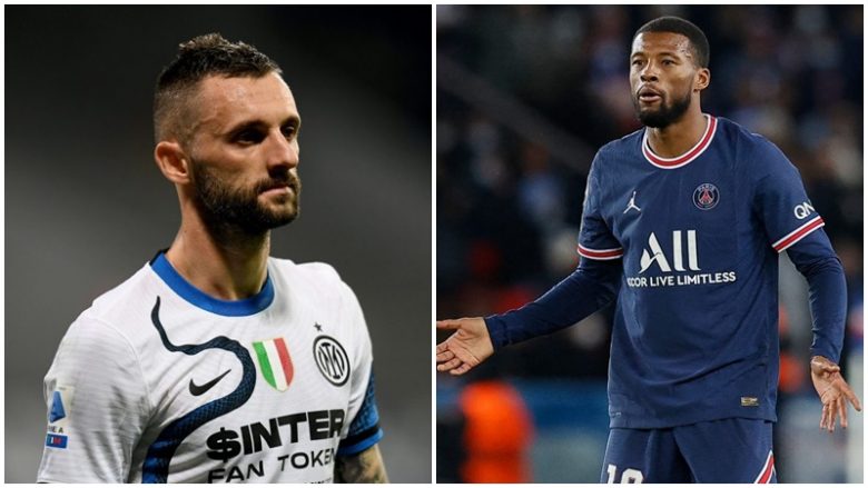 PSG dhe Inter diskutojnë një shkëmbim të mundshëm të Brozovic dhe Wijnaldum