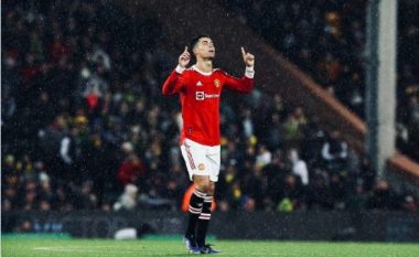 “I dërguar nga lartë”, faqja e Man Utd e lartëson Ronaldon pas golit të fitores ndaj Norwichit