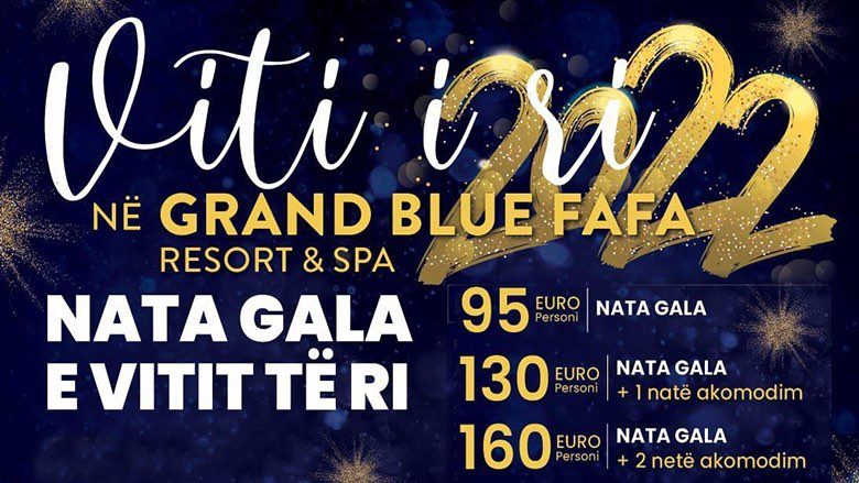 Festo Vitin e Ri me super ofertë në Grand Blue Fafa Resort
