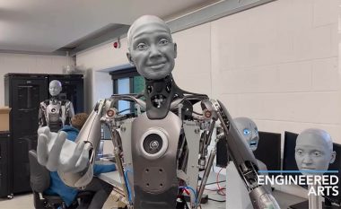 Roboti britanik Ameca është ‘shumë i ngjashëm’ me një njeri