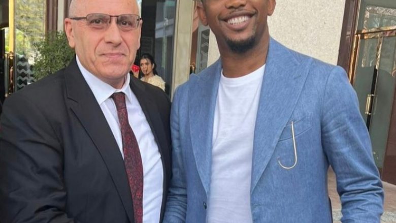 Agim Ademi takon Samuel Eto’o-n, e uron për zgjedhjen në krye të Federatës së Kamerunit