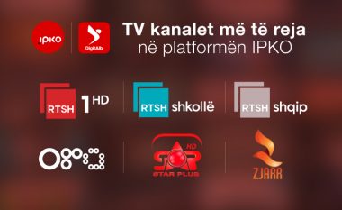 IPKO – Tani me kanale shtesë në platformën e saj televizive