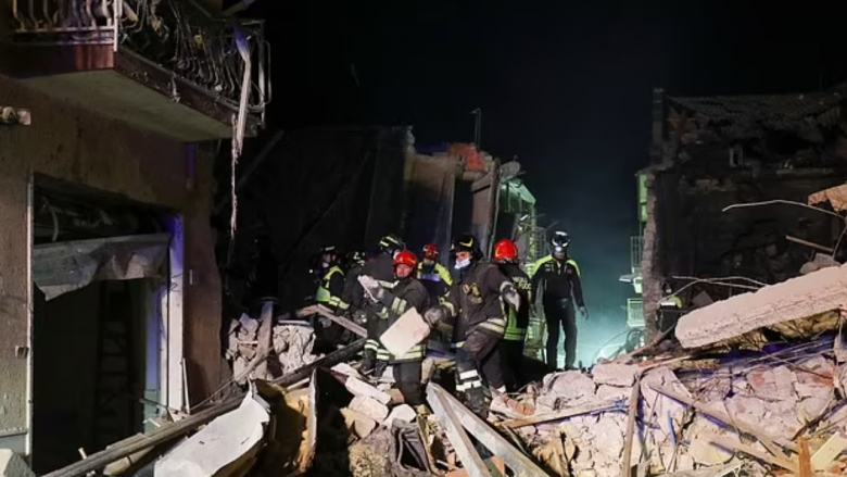 Numri i të vdekurve arrin në katër, pas shembjes së një ndërtese nga një shpërthim gazi në Itali – publikohen pamje tjera nga vendi i ngjarjes