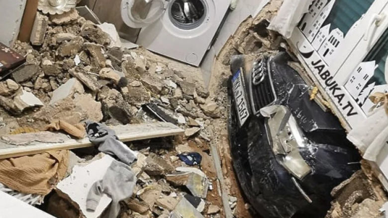 Në Bosnje ndodhi një aksident sikur në filma: Audi “përfundoi” në banjë
