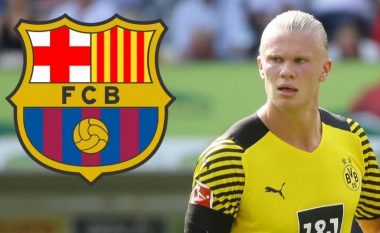 Mino Raiola ia tregon Barcelonës tre kushte për mbylljen e transferimit të Erling Haaland