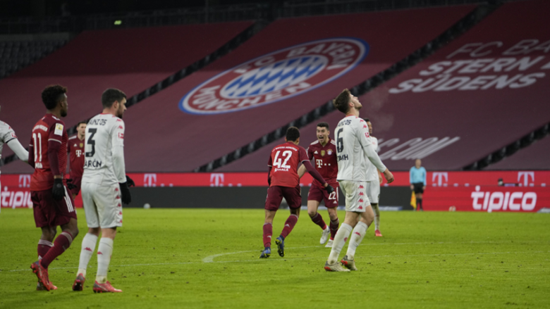 Bayerni fiton me vështirësi ndaj Mainzit, Dortmundi ndalet në barazim nga Bochumi