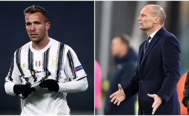 U vonua në stërvitje, Allegri e lë jashtë Arthurin