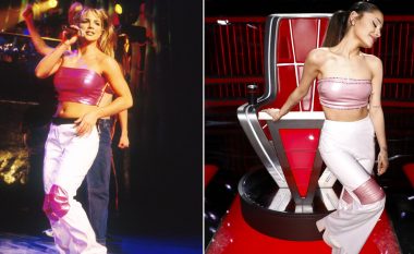 Ariana Grande kanalizon Britney Spears gjatë javës së viteve ’90 në ‘The Voice’