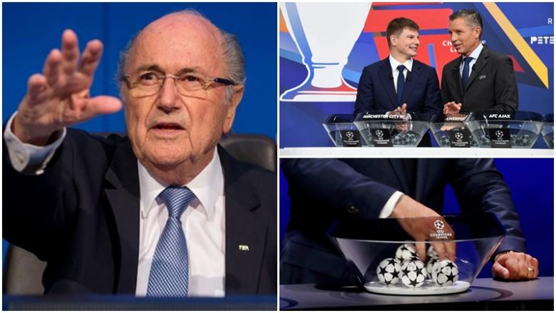 Deklarata e famshme e Blatterit se ‘Topat e shortit futen në frigorifer’, rikthehet në skenë pasi shorti i Ligës së Kampionëve dështoi