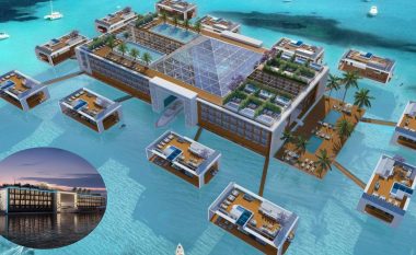 Brenda hotelit të ri lundrues në Dubai – ku suitat luksoze shndërrohen në varka
