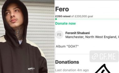 Fero kërkon nga fansat t'ia mbledhin mbi 200 mijë euro për ta ndihmuar në albumin e tij të ri “Goat”