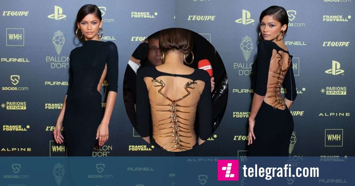 Zendaya appears stunning with the special dress by Roberto Cavalli ...