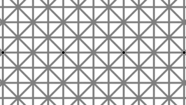 Nuk ka asnjë shans për t’i parë të gjitha 12 pikat e zeza menjëherë: Iluzioni optik që ka hamendësuar shumë njerëz!