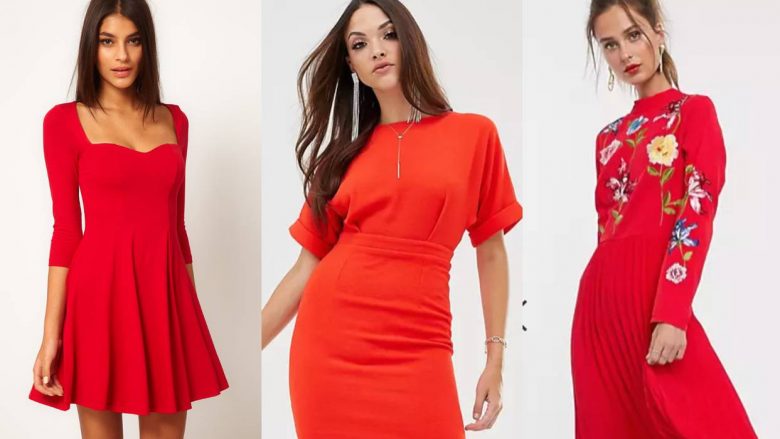 Top kreacionet për ditët e festave: Shtatë fustane në nuancat e kuqe