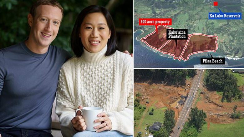 Mark Zuckerberg dhe gruaja e tij blejnë 110 hektarë tokë në Hawaii – kritikohen për tentim ‘kolonizimin’ e ishullit