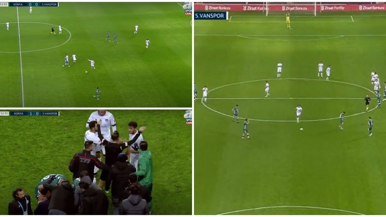Kundërshtari ndaloi lojën për lojtarin e tyre të lënduar, por Konyaspor shënoi – trajneri i detyron futbollistët që të pranojnë një gol për ‘fair-play’