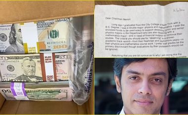 Kishte qëndruar me muaj aty, profesori amerikan gjeti në kutinë postare një pako me 180 mijë dollarë – kishte edhe një mesazh