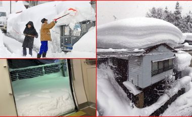 Reshje dhe stuhi bore në Japoni, skena të tilla thuhet se nuk mbahen mend as nga banorët më të vjetër