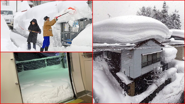 Reshje dhe stuhi bore në Japoni, skena të tilla thuhet se nuk mbahen mend as nga banorët më të vjetër