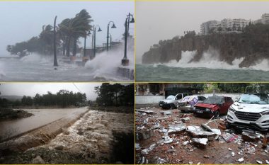Erërat e forta dhe shirat e dendur godasin Antalinë e Turqisë – pamje që tregojnë situatën e rëndë të krijuar atje