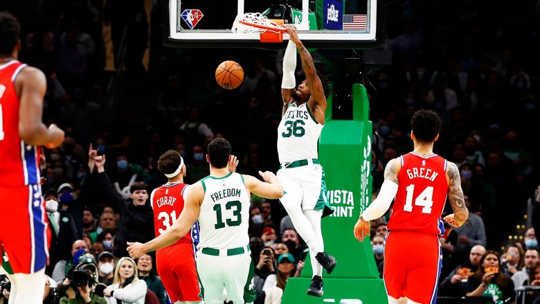 Nga ngulitja fantastike e Paul George tek ajo e Marcus Smart, top aksionet e mbrëmjes në NBA