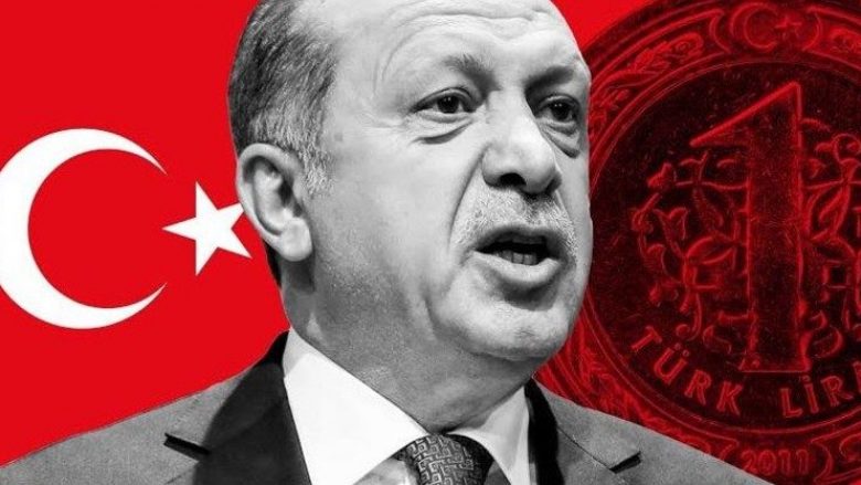 Lira turke në nivelet më të ulta në dy dekada nën qeverisjen e Erdoganin