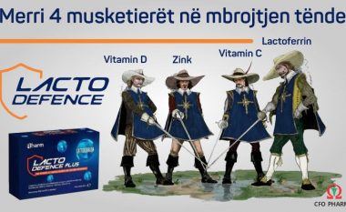LACTODEFENCE – Katër Musketierët në mbrojtje të imunitetit tuaj