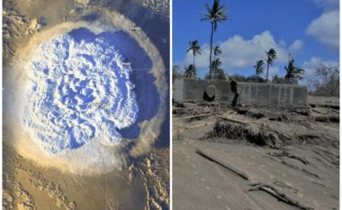 Fuqia e vullkanit nënujor në Tonga, ishte 100 herë më e fuqishme sesa bomba bërthamore e hedhur mbi Hiroshimë