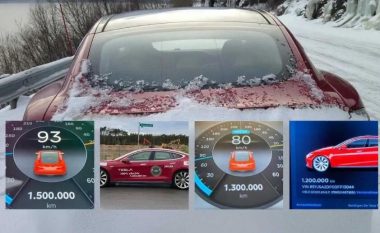 Modeli S elektrik i Teslës përshkoi 1.5 milion kilometra