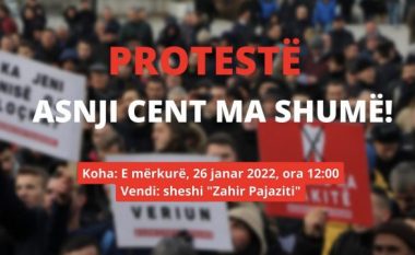 Të mërkurën protestohet kundër shtrenjtimit të rrymës