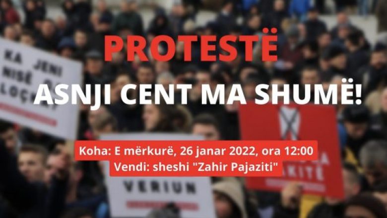 Të mërkurën protestohet kundër shtrenjtimit të rrymës