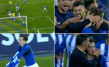 Festë e çmendur, emocionuese dhe e pabesueshme – trajneri i Portos inkuadroi djalin e tij 19-vjeçar dhe ky shënoi pas dy minutave golin e fitores