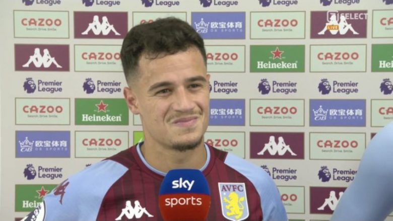 “Më ka munguar Liga Premier, jam i lumtur me rikthimin”, Coutinho flet pas debutimit me gol te Aston Villa