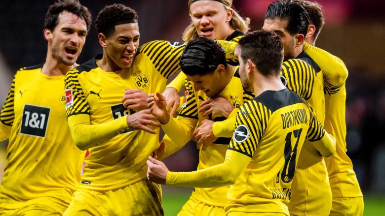Vlerësimet e lojtarëve për ndeshjen Eintracht Frankfurt 2-3 Borussia Dortmund: Borre dhe Dahoud më të mirët
