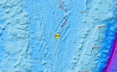 Tonga goditet nga një tërmet me magnitudë prej 6.2