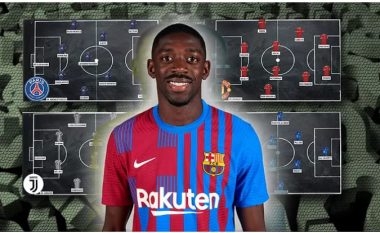 Destinacionet e mundshme për Ousmane Dembele: Chelsea, Newcastle, Man Utd, Juventus dhe PSG – ku do të mund të luante startues