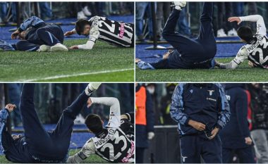 Sarri e pëson keq nga lojtari i Udineses, trajneri italian bie në tokë pas goditjes në fytyrë që mori