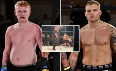 Njëri ndër duelet më të pabarabartë në UFC: Luftëtari i MMA-së nokautoi brutalisht djaloshin e vogël