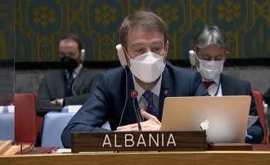 Ambasadori shqiptar flet në Këshillin e Sigurimit për konfliktin Rusi-Ukrainë: Një vend sovran nuk merr vendime nën kërcënimin e armëve
