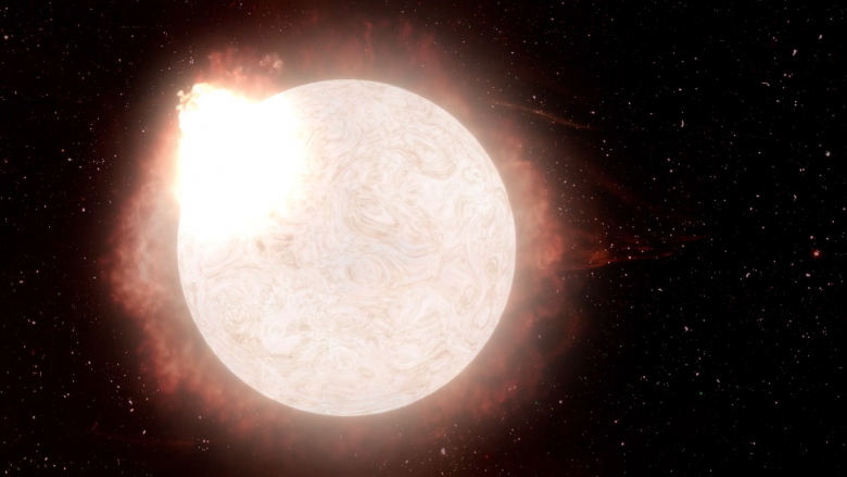 Shkencëtarët panë për herë të parë një yll të shpërthejë në kohë reale