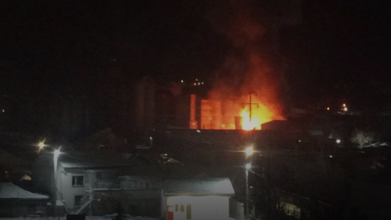 Zjarr në fabrikën “Zhito” në Manastir