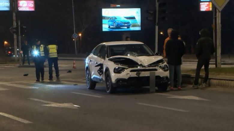 Shkup: Shoferi që mbrëmë shkeli me makinë 24-vjeçare ndodhet në stacion policor, priten rezultatet e analizave