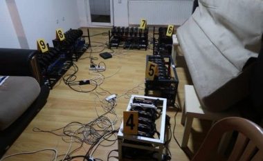 Në Mitrovicën e Jugut konfiskohen 67 aparate për prodhimin e kriptovalutave
