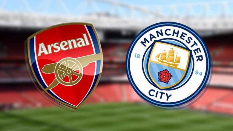 Arsenal – Man City, formacionet zyrtare të derbit të parë për vitin 2022