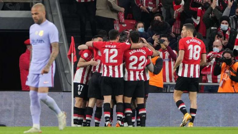 120 minuta lojë, Athletic Bilbao fiton trilerin e pesë golave ndaj Barcelonës dhe kalon në çerekfinale