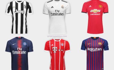 Fanellat më të shitura të klubeve të futbollit – kryeson Bayern Munich, Juventusi shet më shumë se Barcelona, PSG dhe Chelsea